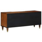 Mueble de TV con cajón con estante Marrón miel 105 x 33 x 46 cm