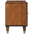 Mueble de TV con cajón con estante Marrón miel 105 x 33 x 46 cm