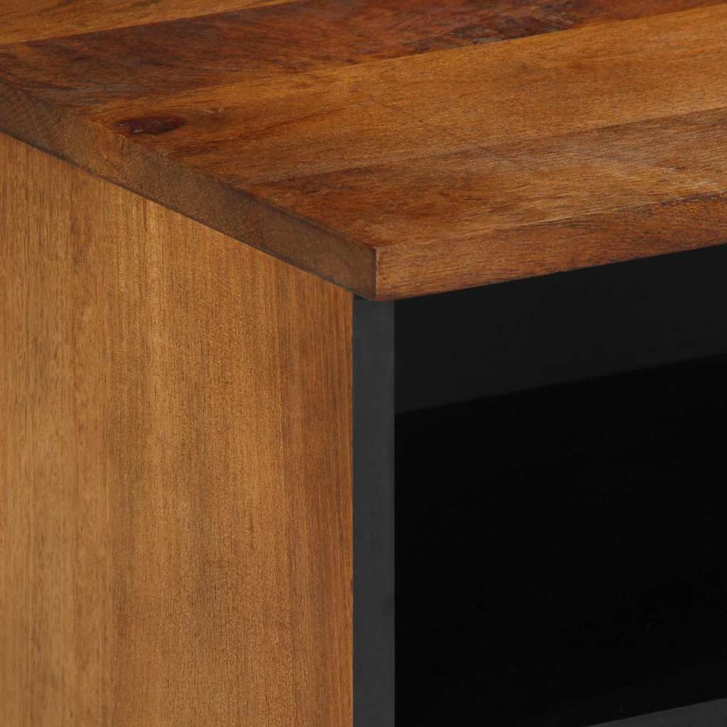 Mueble de TV con cajón con estante Marrón miel 100 x 33 x 46 cm