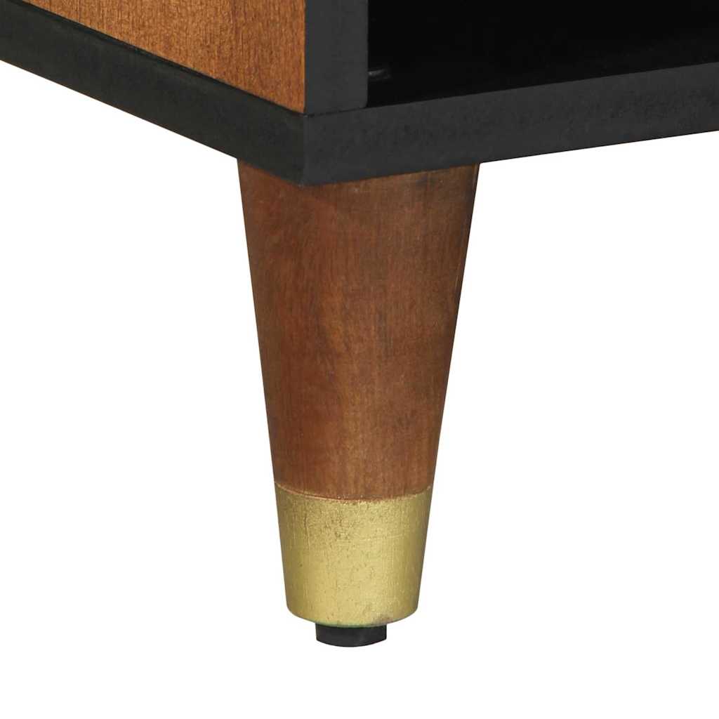 Mueble de TV con cajón con estante Marrón miel 100 x 33 x 46 cm