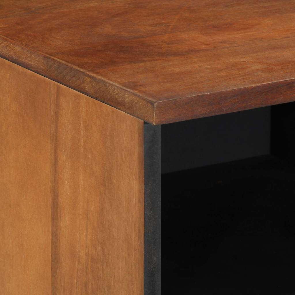 Mueble de TV con cajón con estante Marrón miel 100 x 33 x 46 cm