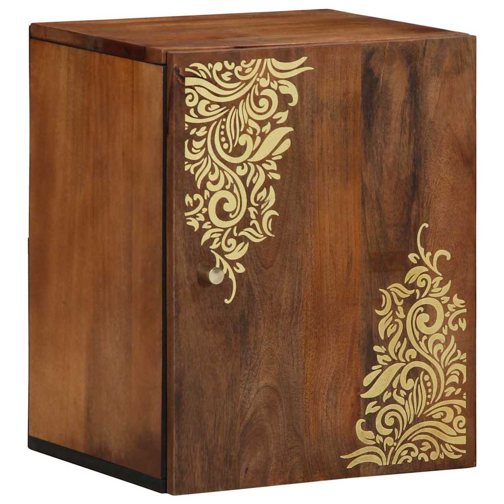 Armario de Pared con almacenamiento Marrón miel 38 x 33 x 48 cm