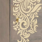 Cabinet de noche con puerta 2 pcs Gris 40 x 33 x 46 cm