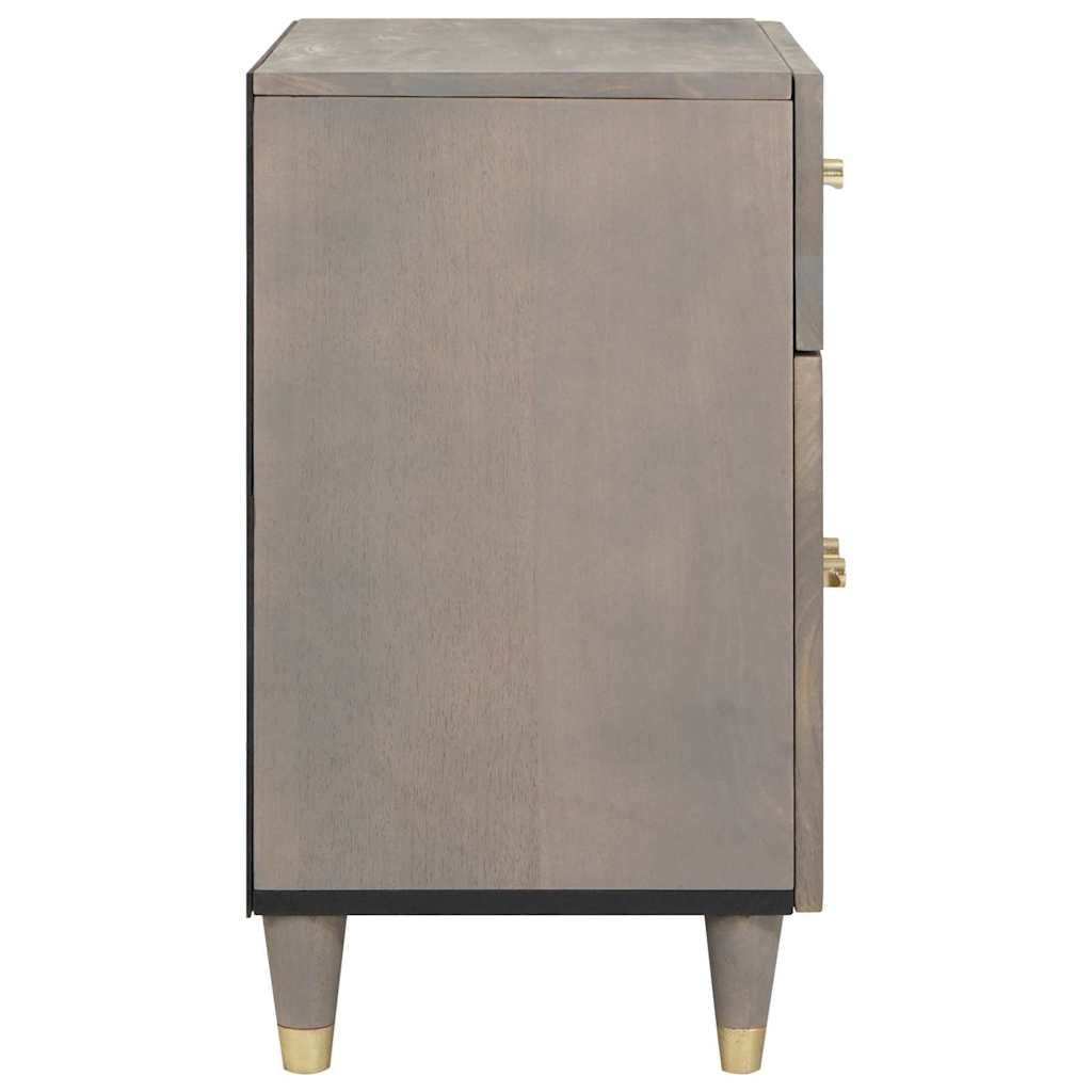 Cabinet de noche con puerta con cajón Gris 50 x 33 x 60 cm