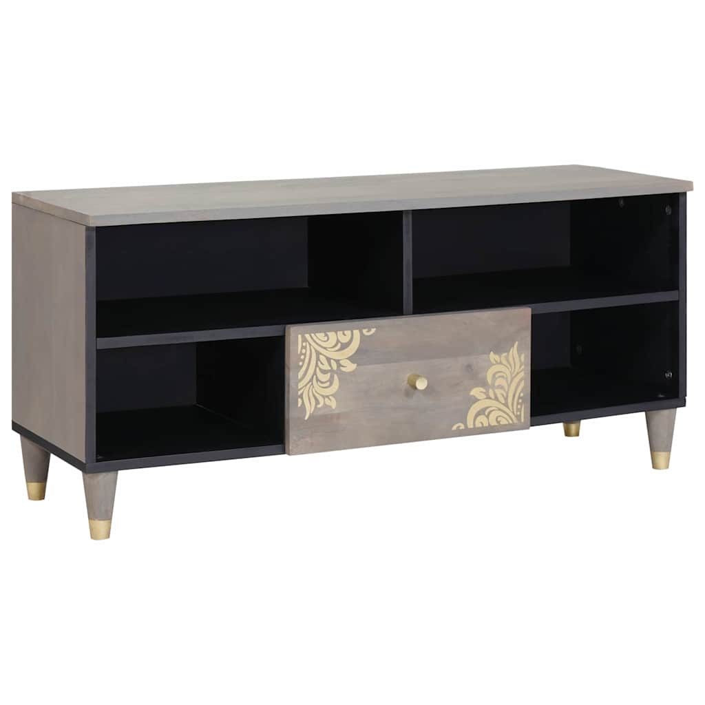 Honey Brown TV Cabinet with Drawer and Shelf 100 x 33 x 46 cm