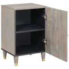 Mueble de Cuarto de Baño con puerta Gris 38 x 33 x 58 cm