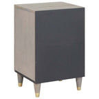 Mueble de Cuarto de Baño con puerta Gris 38 x 33 x 58 cm
