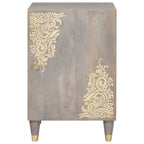 Mueble de Cuarto de Baño con puerta Gris 38 x 33 x 58 cm