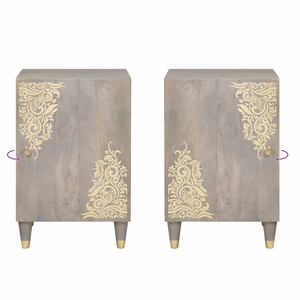 Mueble de Cuarto de Baño con puerta Gris 38 x 33 x 58 cm