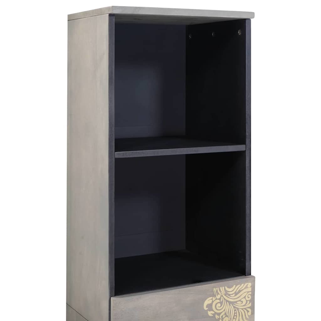 Mueble de Cuarto de Baño con cajón Gris 38 x 33 x 160 cm