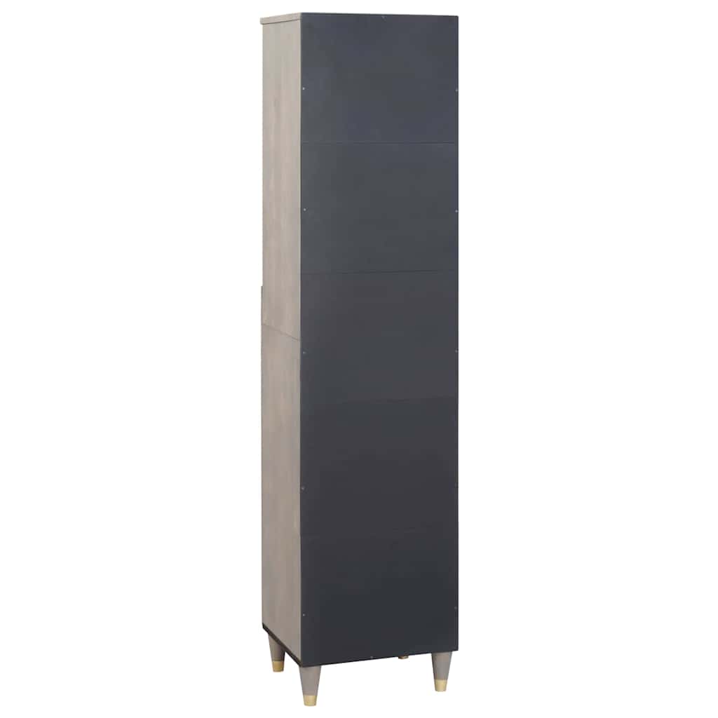 Mueble de Cuarto de Baño con cajón Gris 38 x 33 x 160 cm