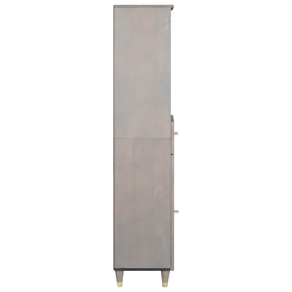 Mueble de Cuarto de Baño con cajón Gris 38 x 33 x 160 cm