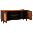 Mueble de TV Marrón 105 x 33,5 x 46 cm Madera de mango maciza