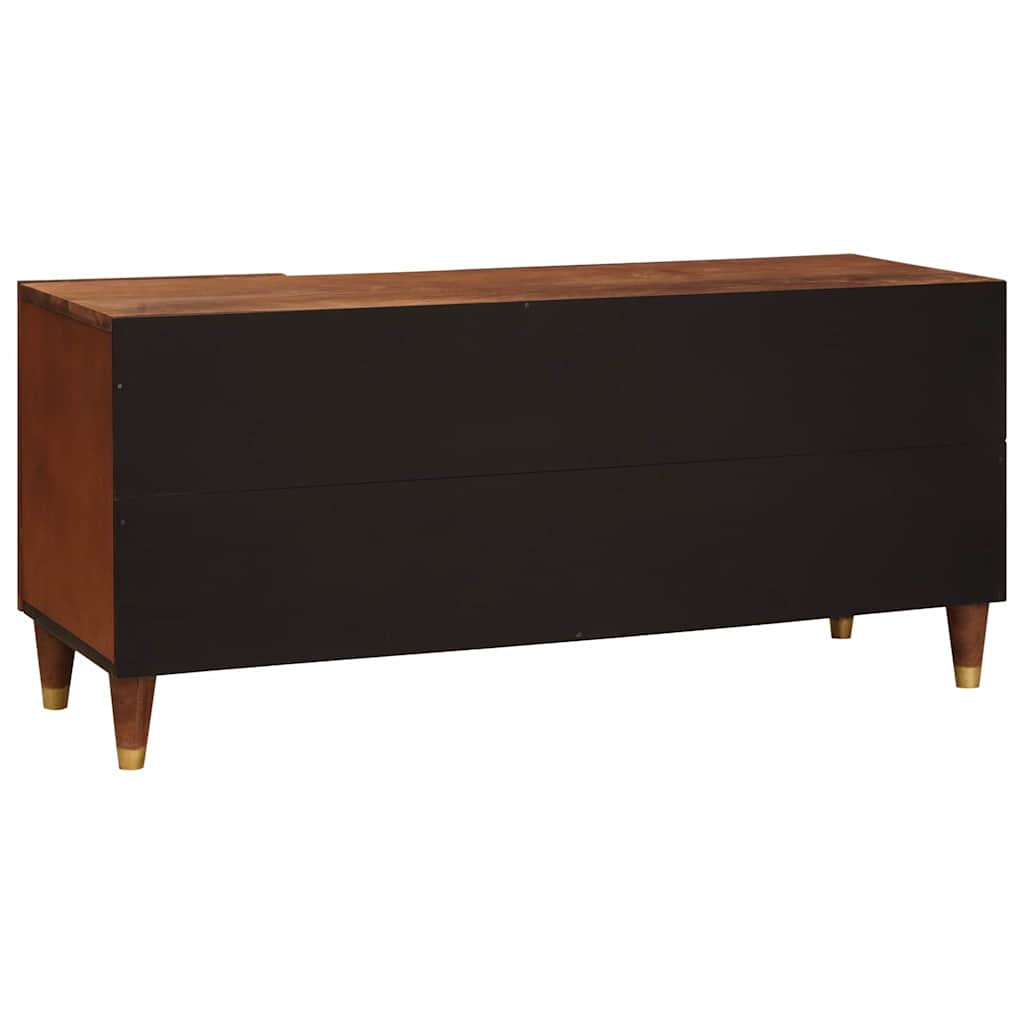 Mueble de TV Marrón 105 x 33,5 x 46 cm Madera de mango maciza