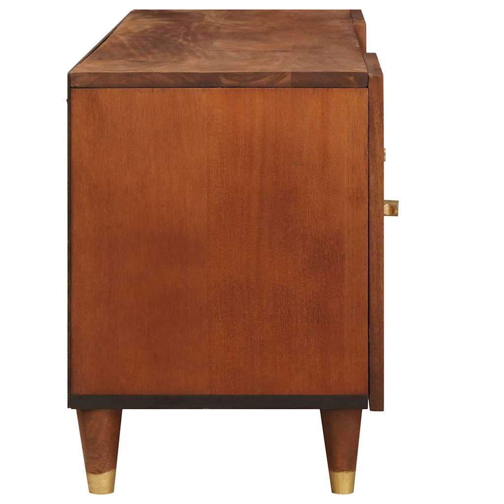 Mueble de TV Marrón 105 x 33,5 x 46 cm Madera de mango maciza