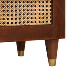 Mueble de TV Marrón 70 x 33,5 x 46 cm Madera de mango maciza
