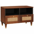 Mueble de TV Marrón 70 x 33,5 x 46 cm Madera de mango maciza
