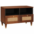Mueble de TV Marrón 70 x 33,5 x 46 cm Madera de mango maciza