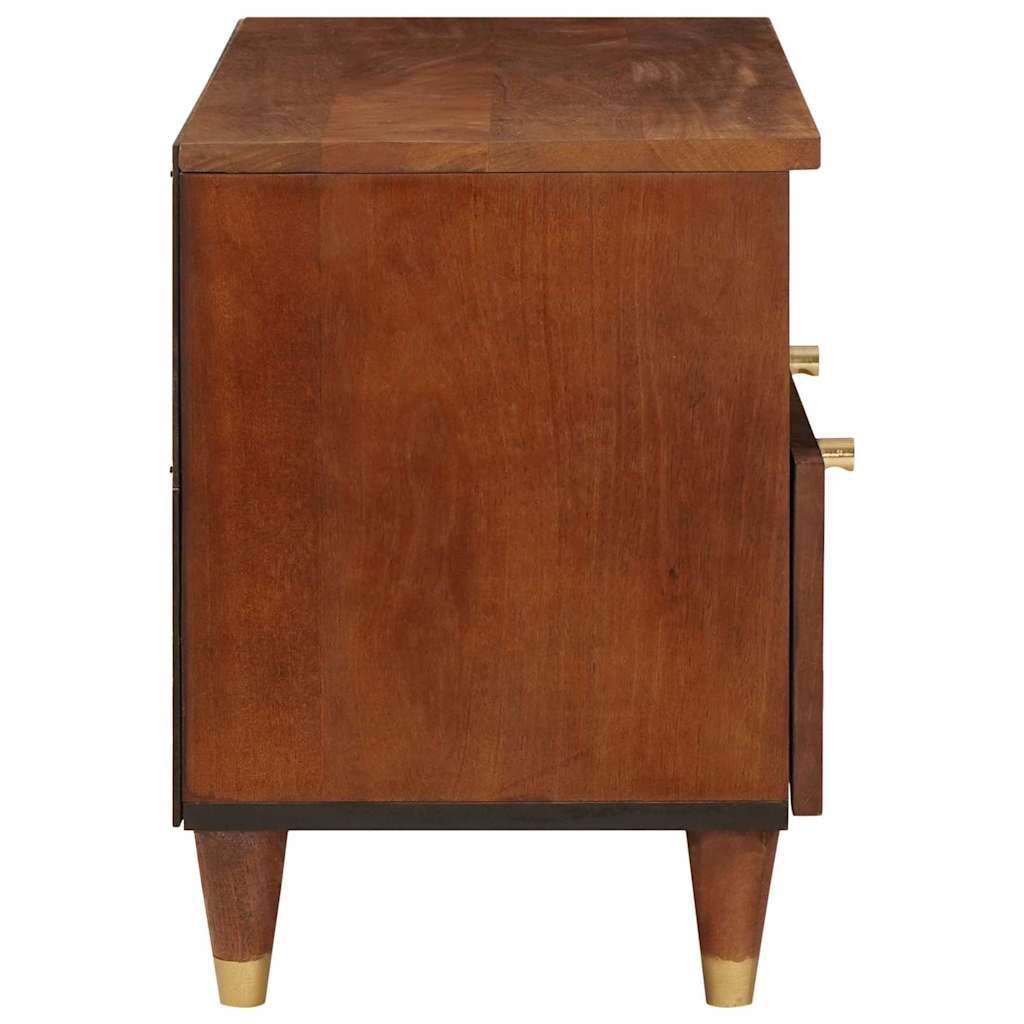 Mueble de TV Marrón 70 x 33,5 x 46 cm Madera de mango maciza