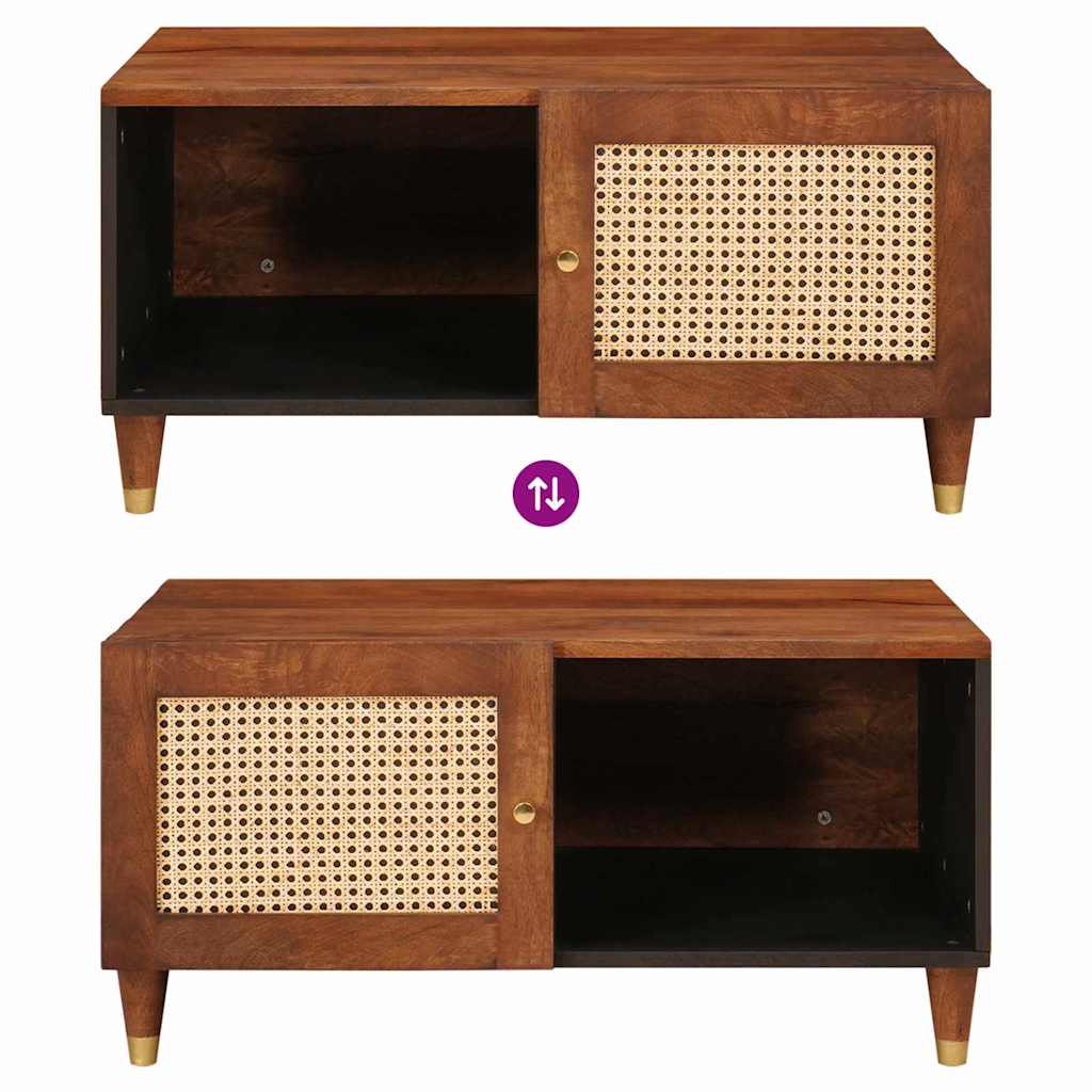 Mesa de Café 80 x 50 x 40 cm Madera de mango maciza