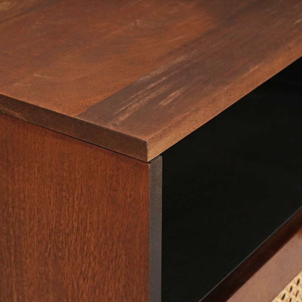 Mesas de noche con cajón 50 x 33 x 62 cm Madera de mango maciza