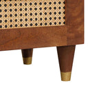 Mesas de noche con cajón 50 x 33 x 62 cm Madera de mango maciza