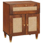 Mesas de noche con cajón 50 x 33 x 60 cm Madera de mango maciza