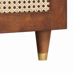 Mesa de Café con cajón 80 x 54 x 40 cm Madera de mango maciza