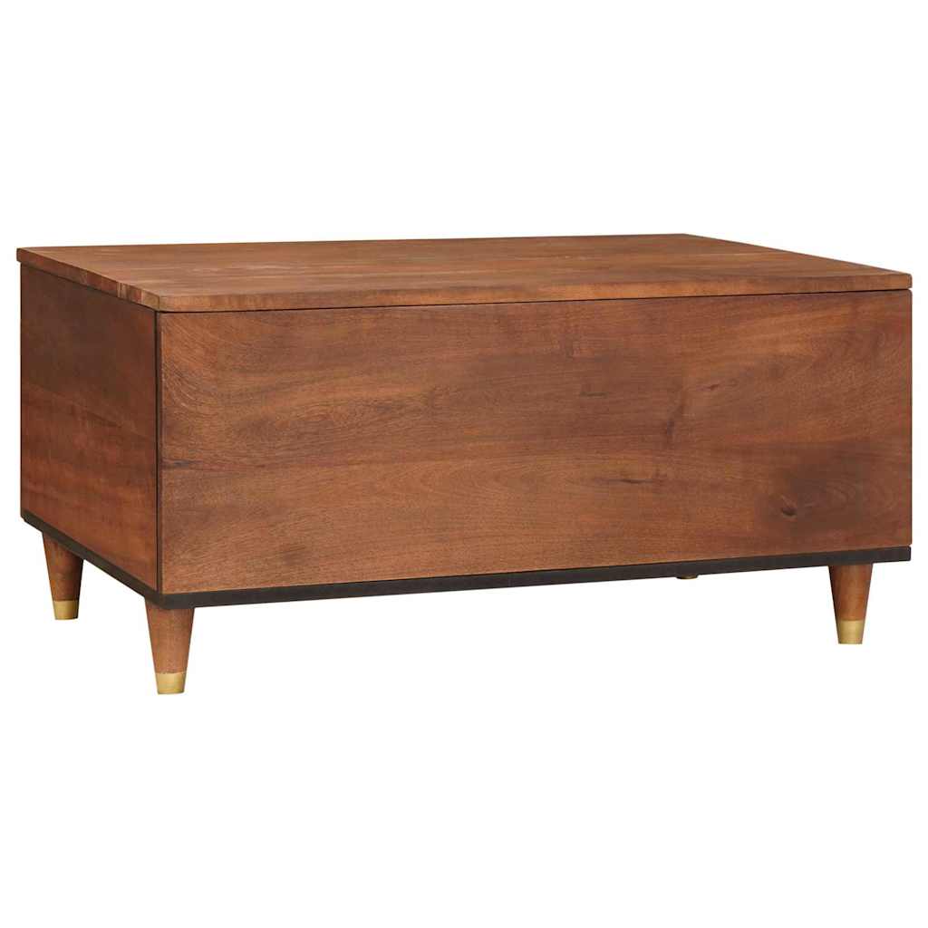 Mesa de Café con cajón 80 x 54 x 40 cm Madera de mango maciza