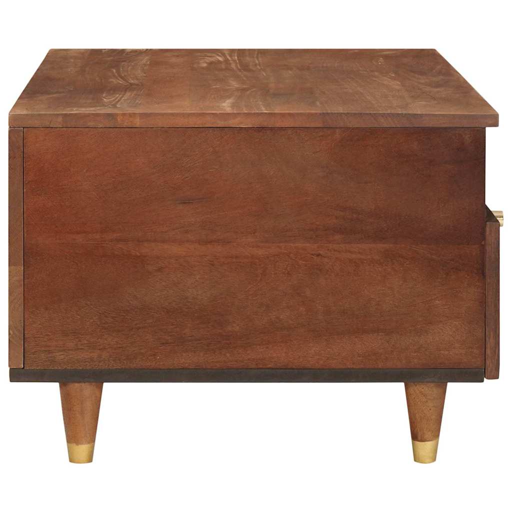 Mesa de Café con cajón 80 x 54 x 40 cm Madera de mango maciza
