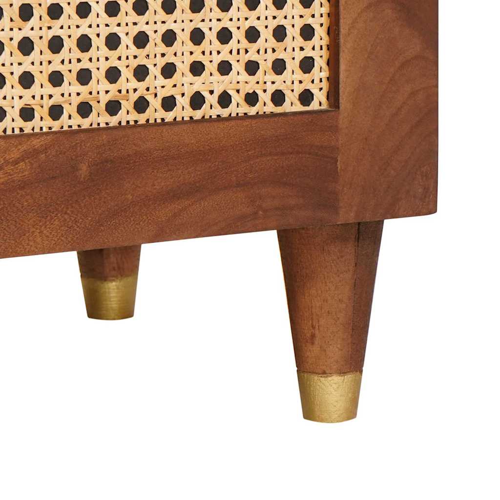 Mueble de TV Marrón 105 x 33,5 x 46 cm Madera de mango maciza
