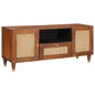Brown TV Cabinet 105 x 33.5 x 46 cm Solid Mango Wood