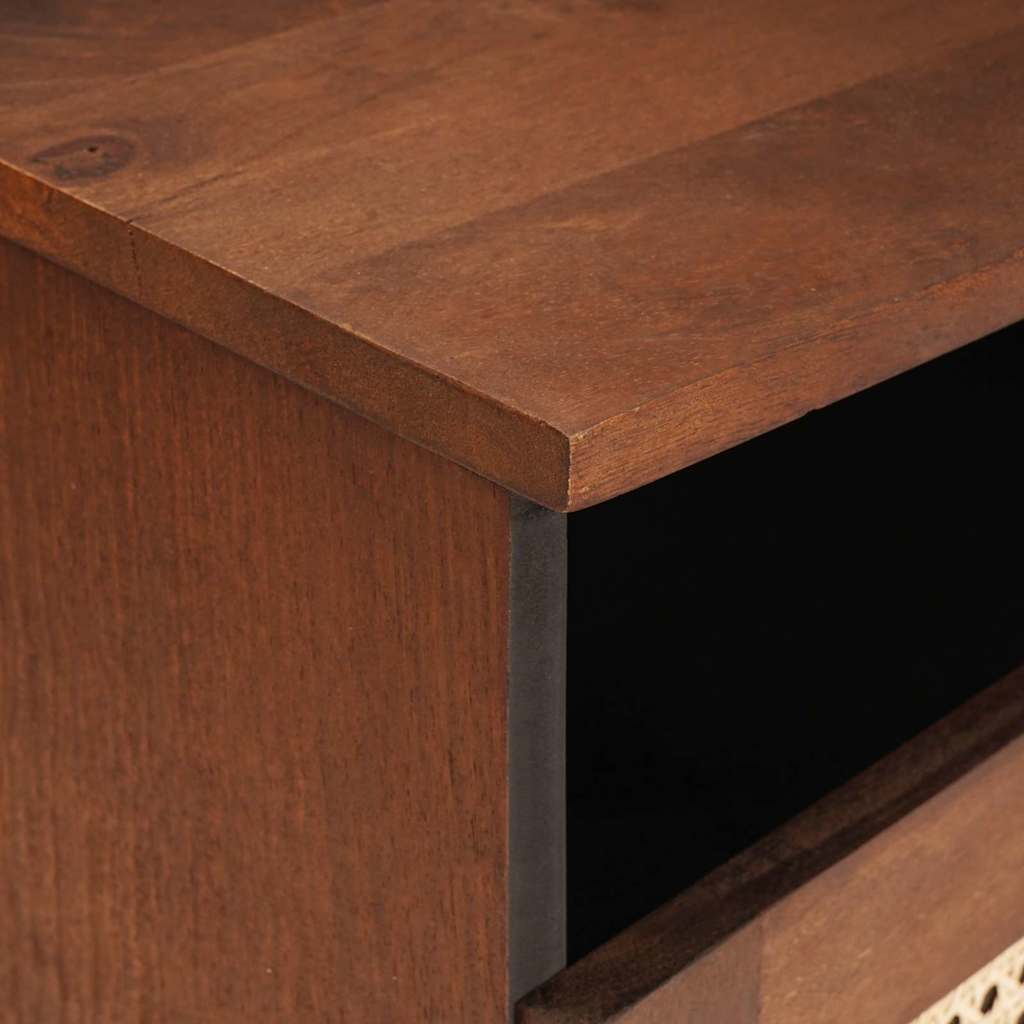 Mueble de TV Marrón 80 x 33,5 x 46 cm Madera de mango maciza