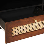 Mueble de TV Marrón 80 x 33,5 x 46 cm Madera de mango maciza