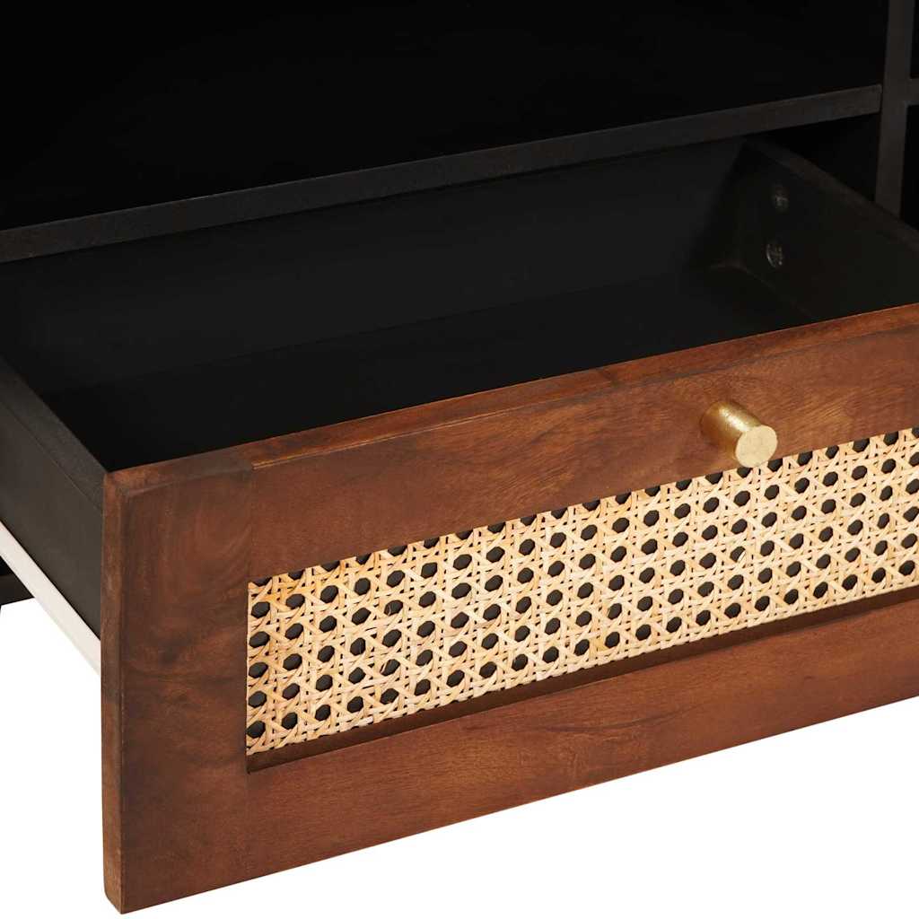 Mueble de TV Marrón 80 x 33,5 x 46 cm Madera de mango maciza