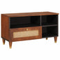 Mueble de TV Marrón 80 x 33,5 x 46 cm Madera de mango maciza