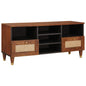 Mueble de TV Marrón 100 x 33,5 x 46 cm Madera de mango maciza
