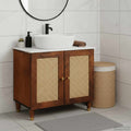 Mueble de lavabo Marrón 62 x 33 x 58 cm Madera de ingeniería