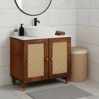 Mueble de lavabo Marrón 62 x 33 x 58 cm Madera de ingeniería