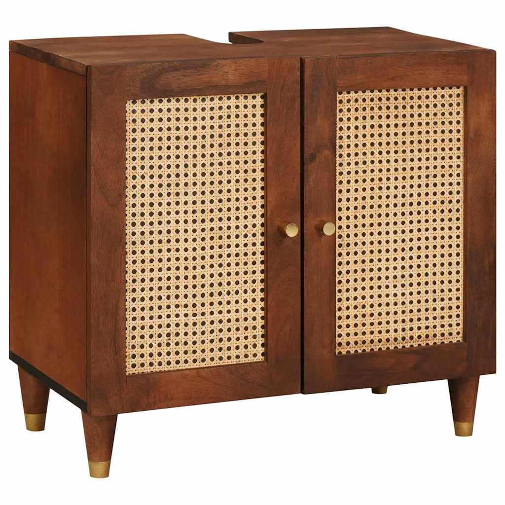 Mueble de lavabo Marrón 62 x 33 x 58 cm Madera de ingeniería