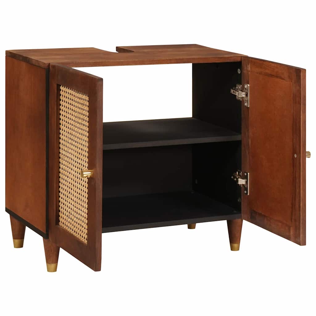 Mueble de lavabo Marrón 62 x 33 x 58 cm Madera de ingeniería