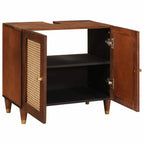 Mueble de lavabo Marrón 62 x 33 x 58 cm Madera de ingeniería