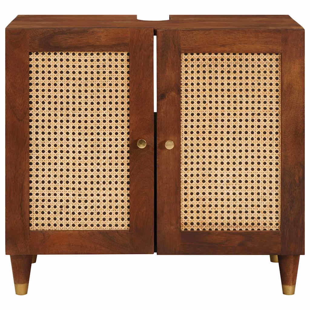 Mueble de lavabo Marrón 62 x 33 x 58 cm Madera de ingeniería
