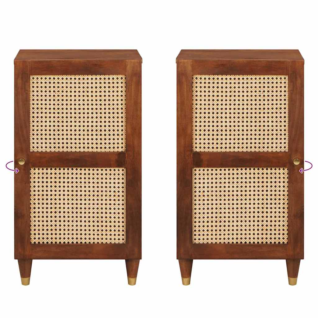 Aparador Marrón 40 x 33,5 x 75 cm Madera de mango maciza