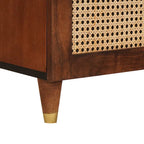 Aparador Marrón 80 x 33,5 x 75 cm Madera de mango maciza