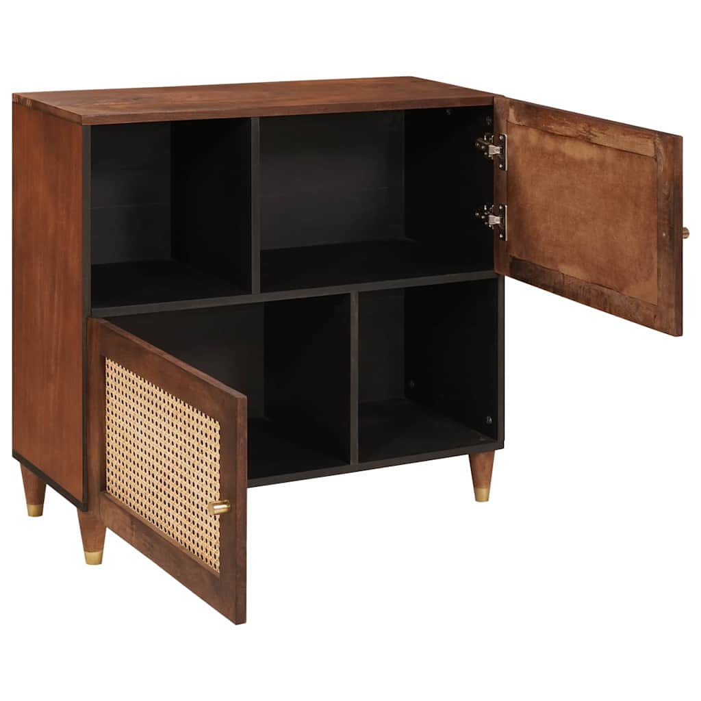 Aparador Marrón 80 x 33,5 x 75 cm Madera de mango maciza