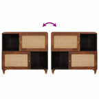 Aparador Marrón 80 x 33,5 x 75 cm Madera de mango maciza