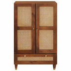 Mueble Alto Marrón 60 x 33,5 x 100 cm Madera de mango maciza