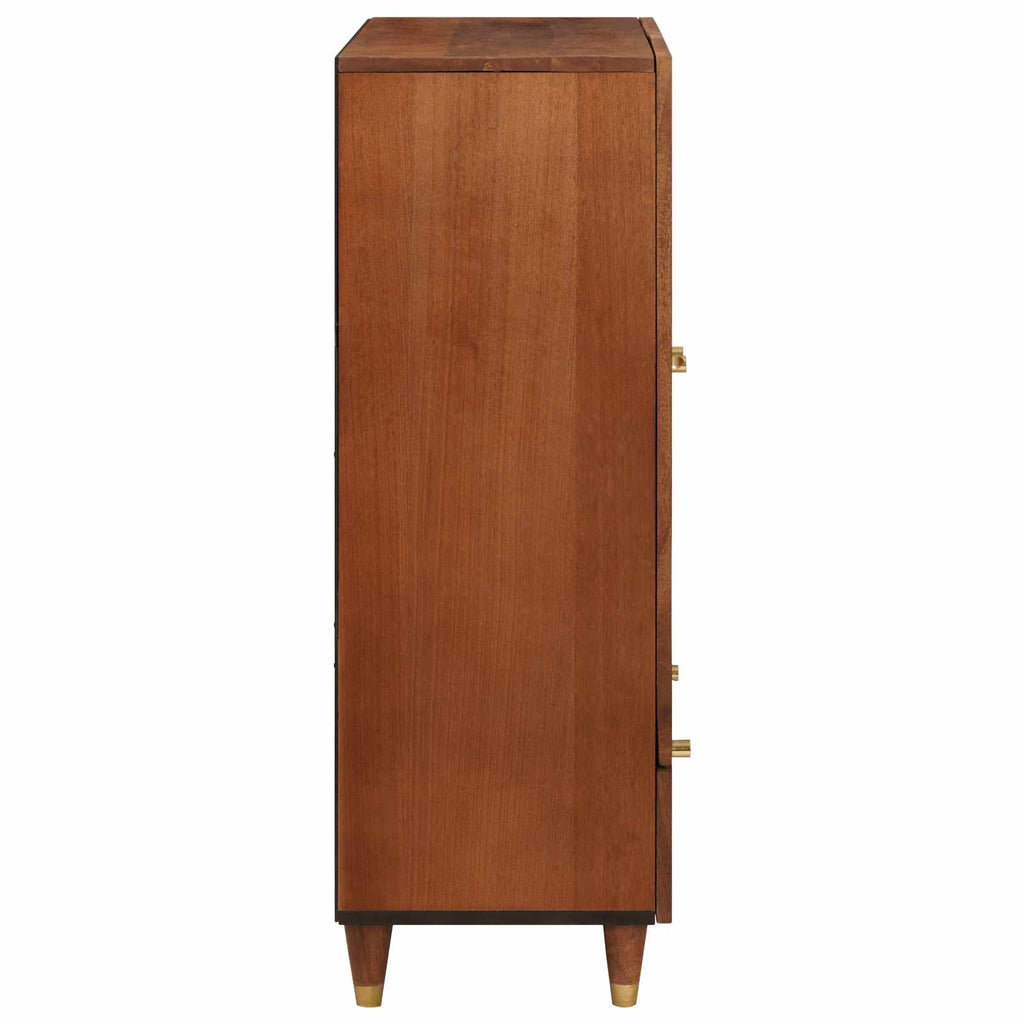 Mueble Alto Marrón 60 x 33,5 x 100 cm Madera de mango maciza