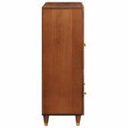 Mueble Alto Marrón 60 x 33,5 x 100 cm Madera de mango maciza